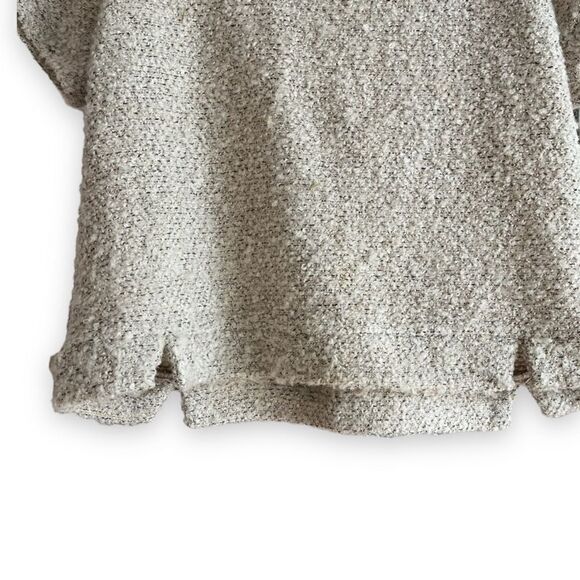 GREYLIN | Tan Gold Flake Short Sleeve Sweater (L) - Picture 2 of 6